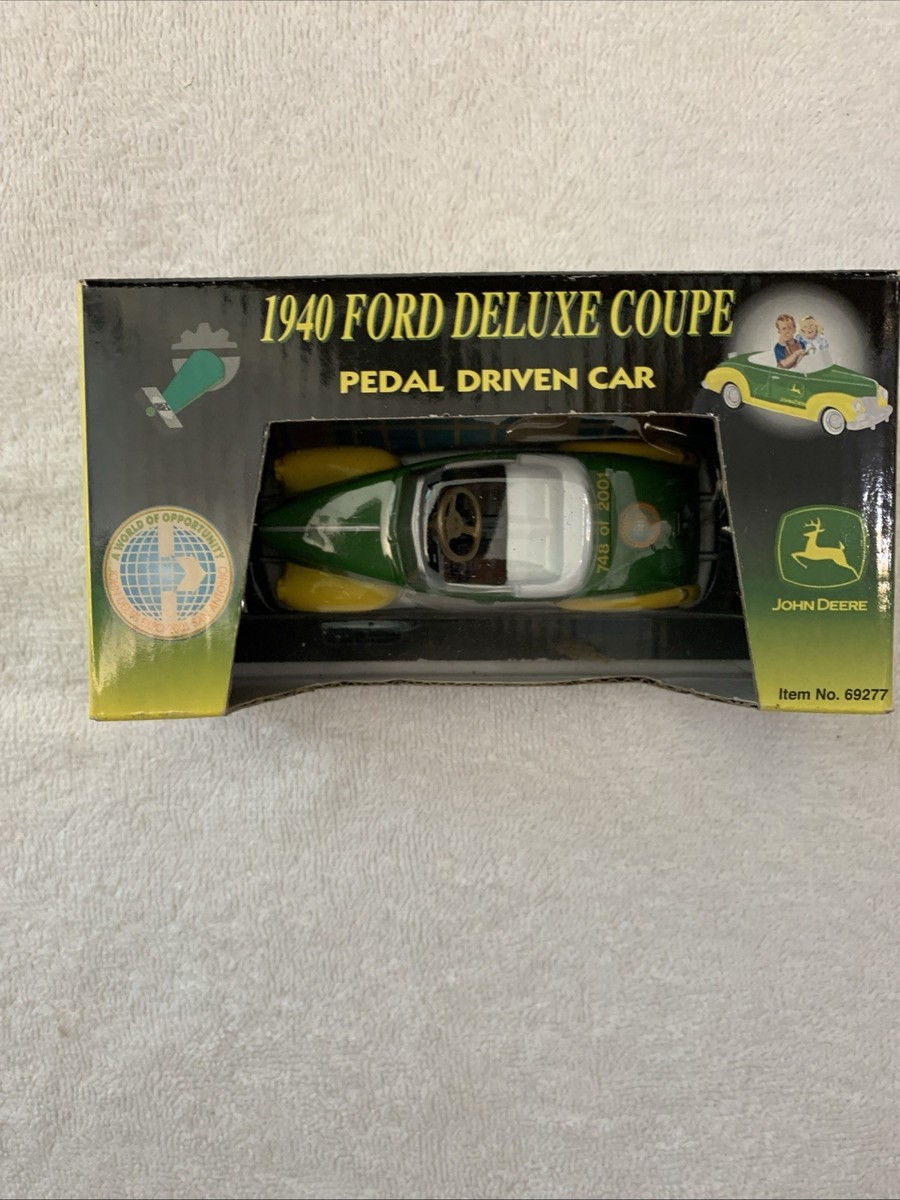John Deere 1940 Ford Deluxe Coupe pedal driven car By GearBox
