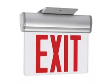 SURE-LITES SCX70R Exit Sign LED 120/277V Aluminum 3.14W Universal Mount