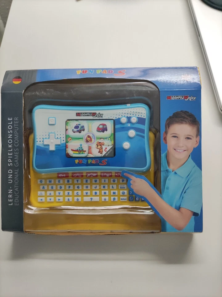 Millennium M411 - Fun Pad S - Tragbare Lern und Spielekonsole - 3-7 Jahre - OVP