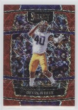 2022 Panini Select Draft Picks Concourse Red Lazer Prizm Devin White #56 0m0g
