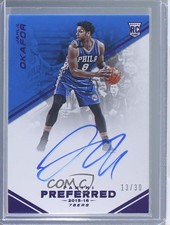 2015-16 Panini Preferred Auto Purple 13/30 Jahlil Okafor #126 Auto 0a1