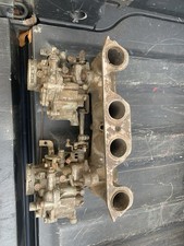 Sunbean Alpine Gt Dual Carb Intake Manifold Twin Zenith Carburetors Linkage