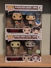Funko Pop Stranger Things Two Packs-Mike& Eleven and Eleven &Barb Upside Down
