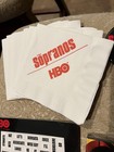 The Sopranos HBO Promo TV Globe Playing Cards Napkins Button  Lot Memorabilia — photo 2