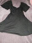 White Birch Romper Peasant Dress Black Size Large  — photo 9