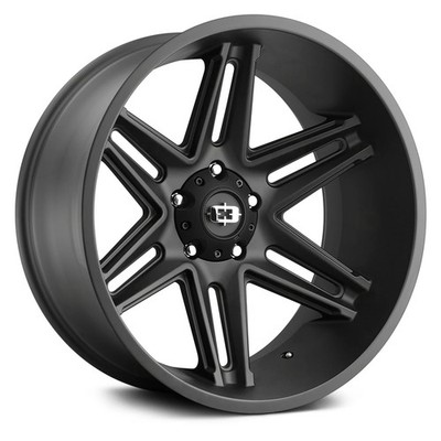 Vision 363 RAZOR Wheel 22x10 (-19, 8x165.1, 125.2) Black Single Rim