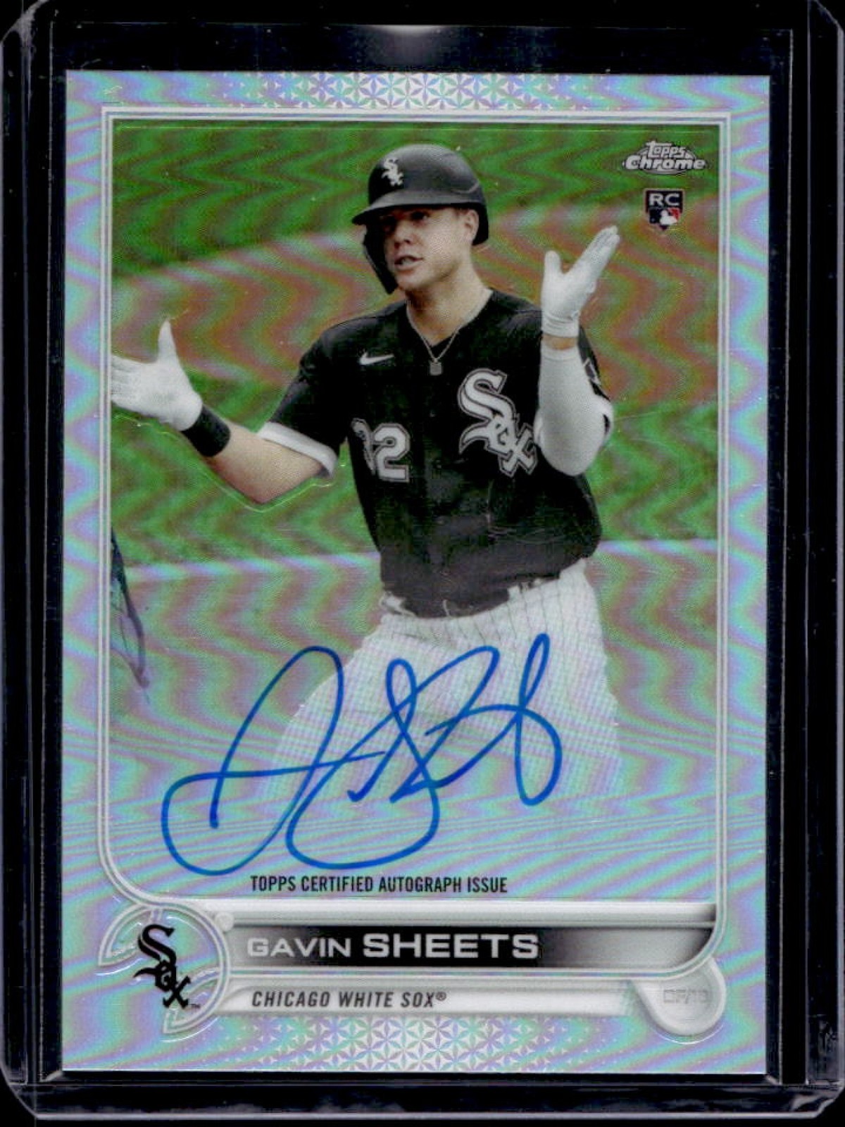2022 Topps Chrome Gavin Sheets Rookie Auto RC Refractor #432/499 White Sox