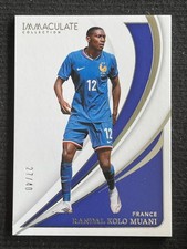 Randal Kolo Muani 2024-25 Panini immaculate Soccer Base /40 #80