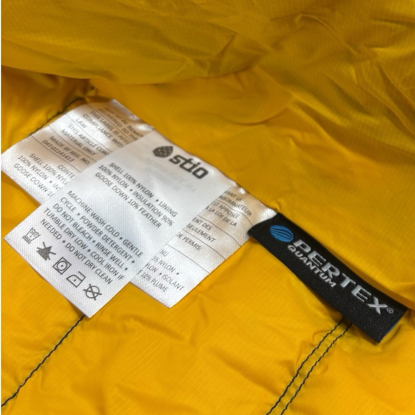 NWOT Men's Stio Hometown Hooded Down Vest - Navy Blue Size Large 800 Fill