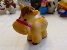 Vintage Collectible Fisher Price Little People Yellow Horse