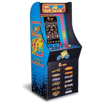 Full-Size Ms. Pac-Man Arcade Machine: Multiplayer Fun with WiFi Leaderboards
