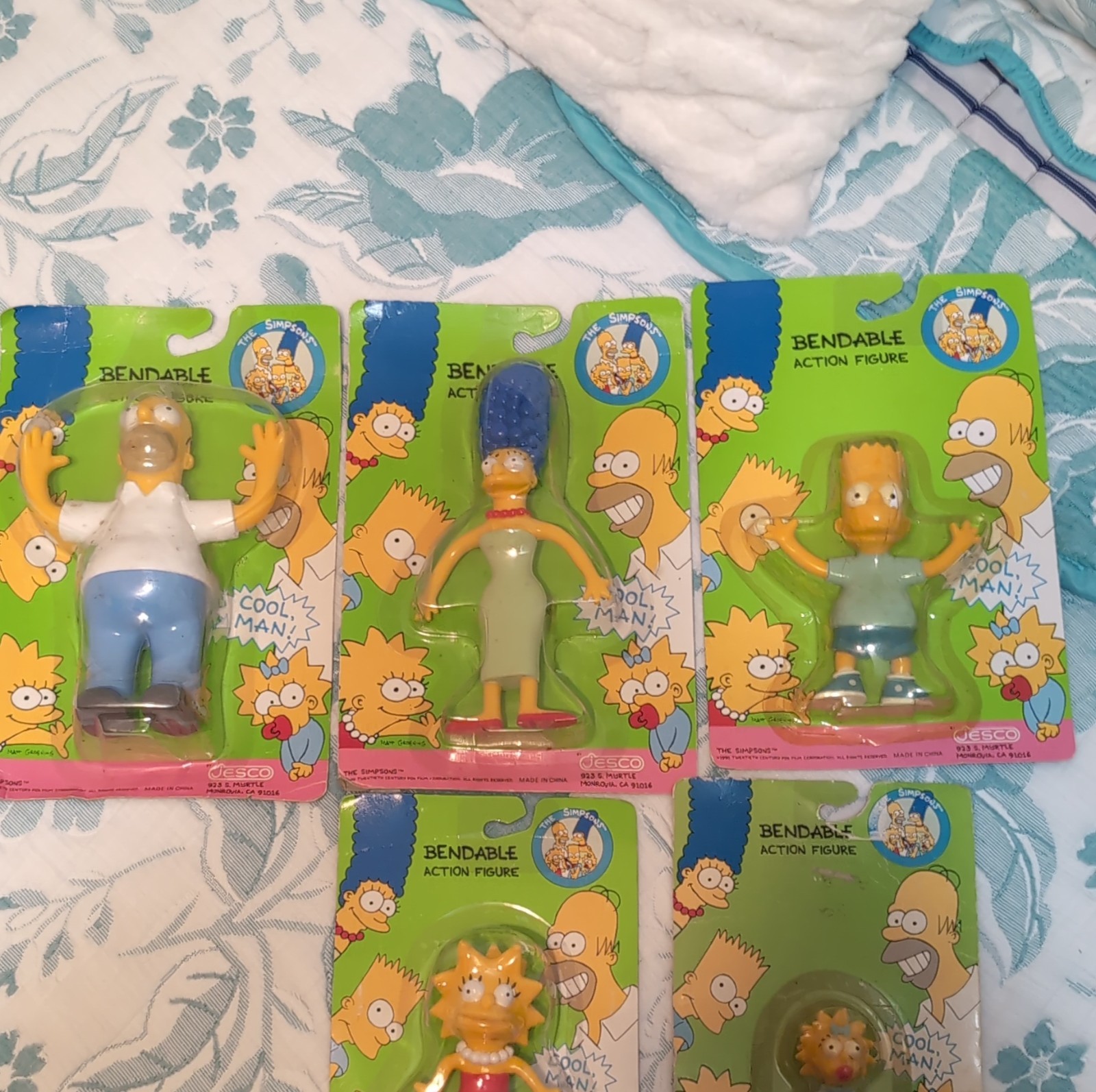 S Set Homer Marge Bart Lisa Maggie