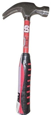 NC State Wolfpack Hammer 16 Oz Steel Claw NCAA Team Hand Tools Pro Grip Handle