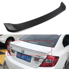 Rear Trunk Spoiler Wing Fits Honda Civic 2012-2015 Lip Style Matte Black