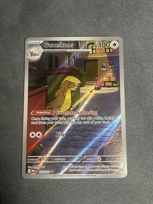Pokémon Gumshoos TCG Illustration Rare Mega Evolution Card 153/132