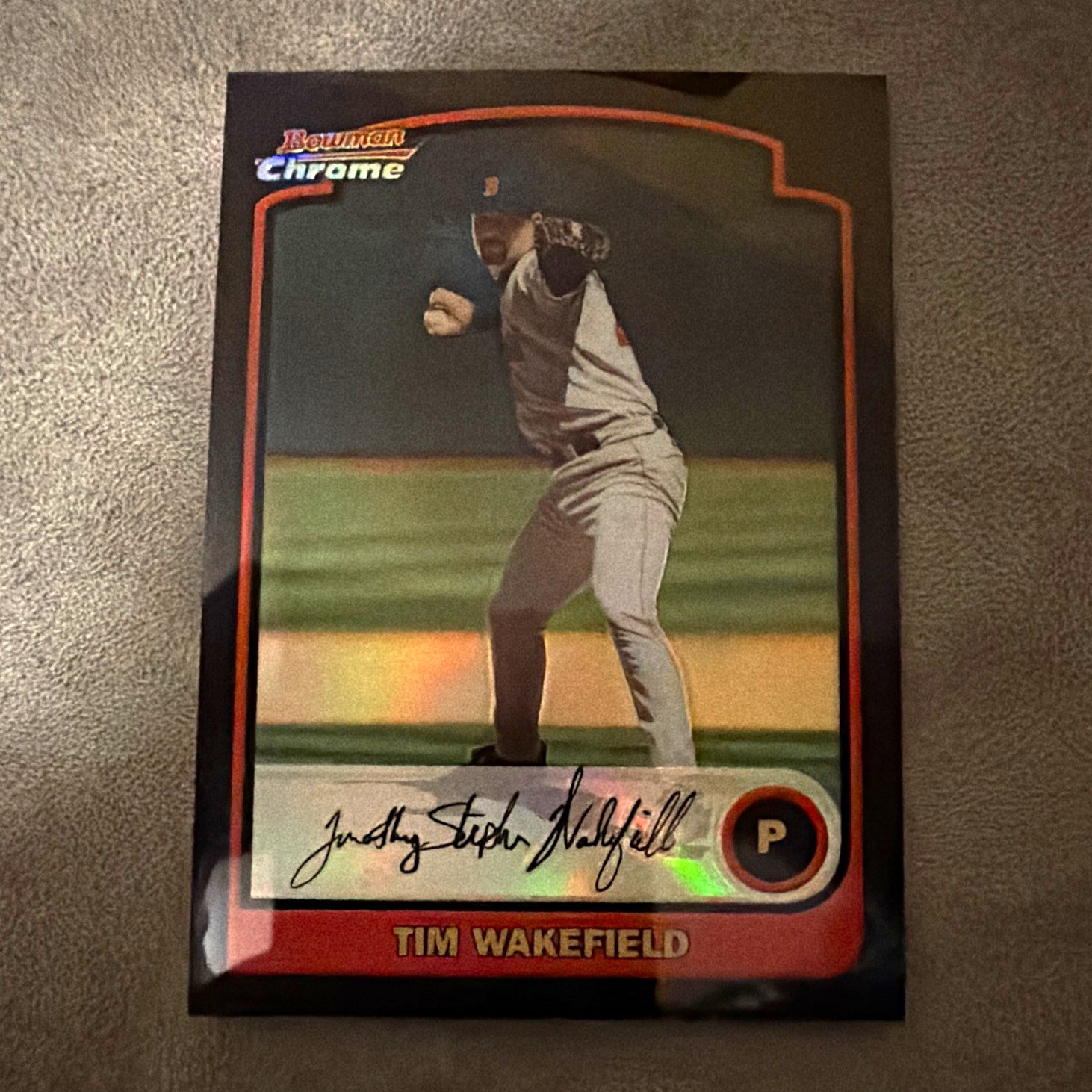 2003 Bowman Chrome Refractor #31 Tim Wakefield - Boston Red Sox
