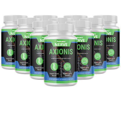 Nerve Axionis- Brain & Nerve Support- 10 Bottles- 600 Capsules