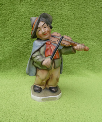 Friedel Geigen Spieler Figur Germany US-Zone Vintage