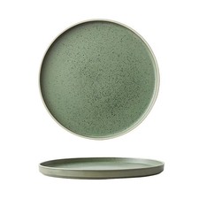 1880 Hospitality MO2701016SB Moira Smoky Basil 6.25 In Stoneware Plate - 36/CS