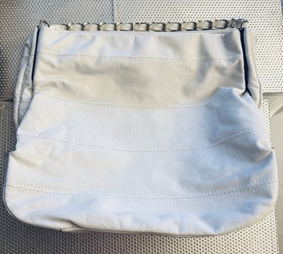 Coccinelle Handtasche, Echtleder, Weiß, mit Coccinelle Schutzbeutel, NEU