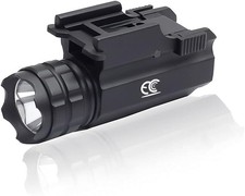 500 Lumens LED Rail Mount Tactical Gun Flashlight Pistol Light with Strobe, Quic