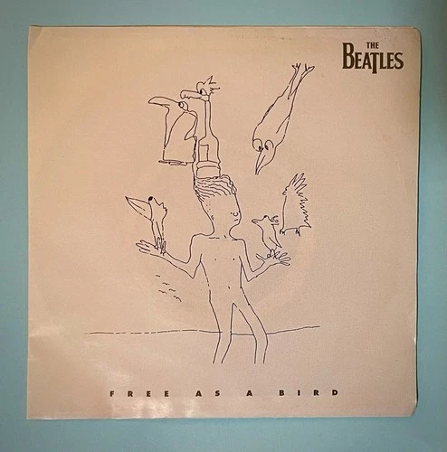 THE BEATLES - “Free As A Bird” / “Christmas Time” 1995 45 and Picture Sleeve