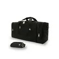 25 Inch Dual Zippered Sport Duffel Bag Black
