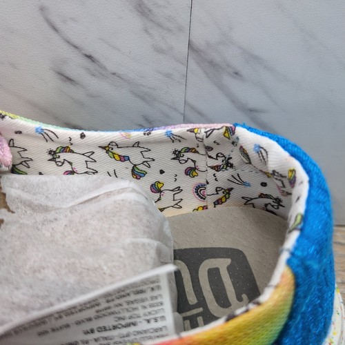 Hey Dude Wendy Dreamer magisches Regenbogen-Einhorn Batikschuhe Jugend 6 Damengröße 7 - Bild 7 von 12