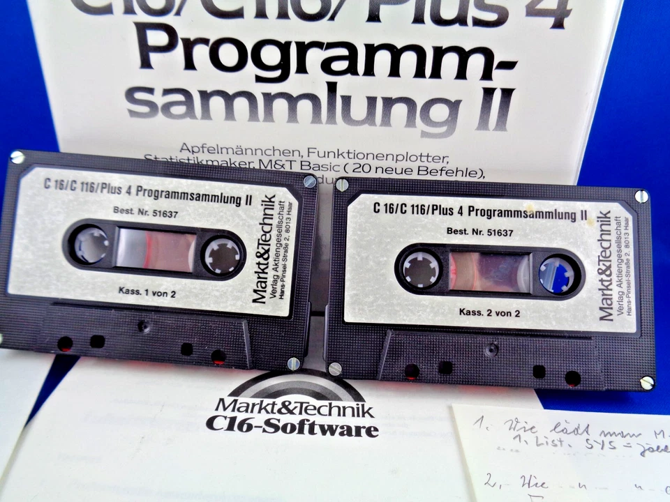 COMMODORE 16/116 -- PROGRAMM-SAMMLUNG II (MARKT & TECHNIK) - Bild 4 von 4