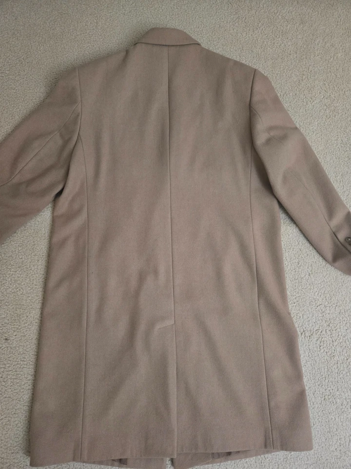 Abrigo de lana London Fog Signature para hombre color camel 44R precio de venta $350 Foto 2 de 4