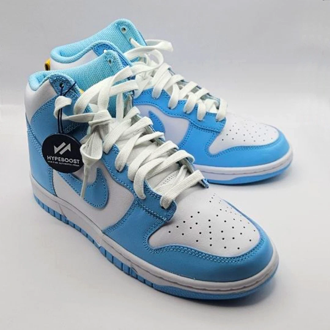 Nike Dunk High アートプリント Preços baixos em Nike Dunk High Blue Chill | eBay