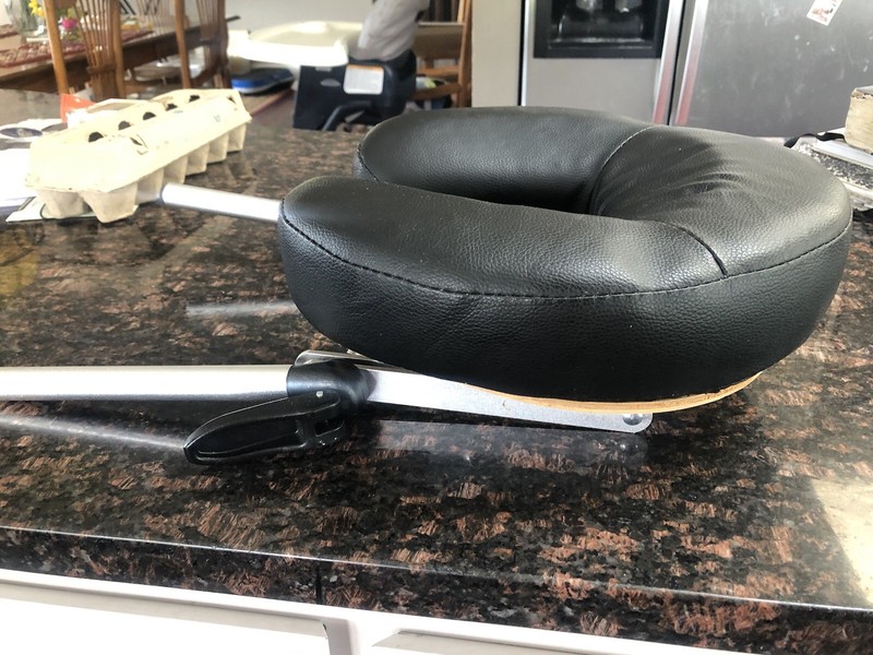Massage Table Head Rest Metal Movable Bar 