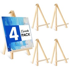 11.8In Wood Easels,Tabletop Painting Display Easels, Painting Party Easel, Ki...