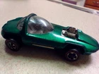 1968 Hot Wheels Redline Green Color Silhouette Die Cast Car Pre Owned