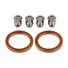For Honda ATC 125M 200S 200X / XL 250R 500R Exhaust Muffler Pipe Gasket and Nuts