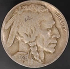1928 D BUFFALO NICKEL- FRESH FROM ORIGINAL  COLLECTION-  LOT  9666