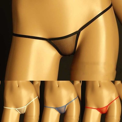Unterhose Höschen Atmungsaktiv Bequem G-String Herren Nylon Brandneu
