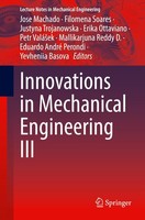 Innovations In Mechanical Engineering III Jose Machado