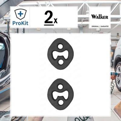 2x ORIGINAL  Walker 80430 Gummistreifen, Abgasanlage