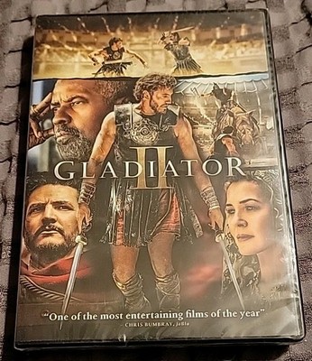 NEW Gladiator II (DVD, 2024) Paul Mescal Denzel Washington SEALED Ridley Scott