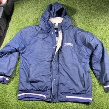 VTG Duke Blue Devils Starter Jacket Mens Large Zip Coat Ncaa 