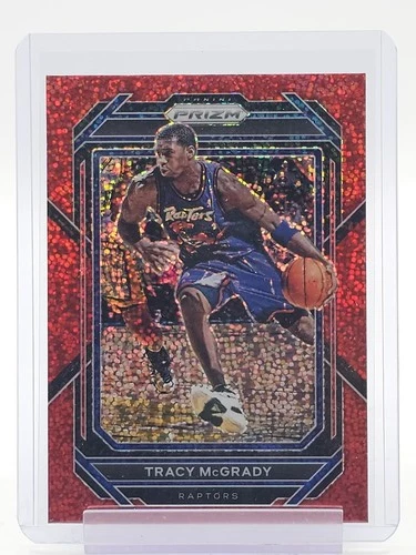 TRACY MCGRADY 2022-23 PANINI PRIZM RED SPARKLE SP #280 RAPTORS Q2714