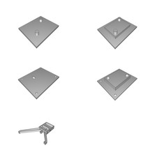 TrackIR Clip für Kopfhörer Wiederaufladbar LiPo Akku 103040 3D Halterung