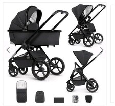 Venicci Edge 2in1 Pram System In Black Raven 