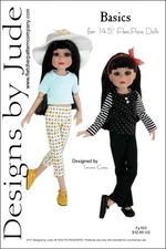 Basics Doll Clothes Sewing Pattern 14.5" Flexi-Pose Dolls Tonner