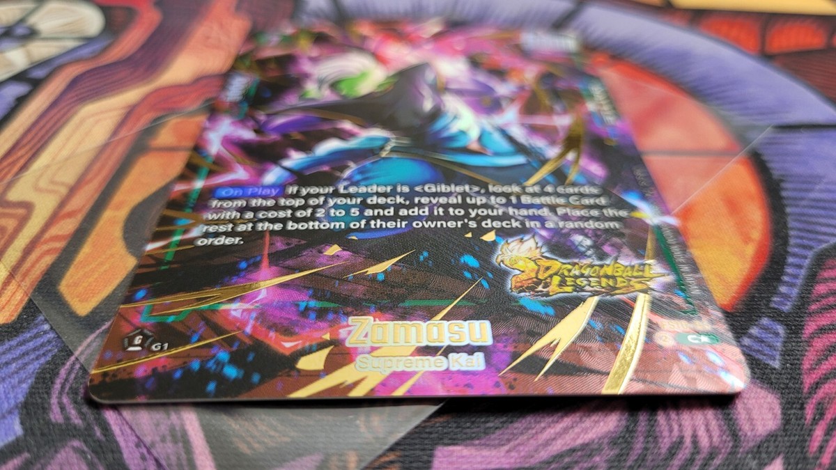 Zamasu FS10-05 Bonus Pack Gold Art Dragon Ball Legends Promo Card