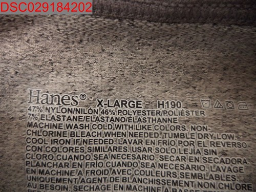 Hanes Girls Grey/Black 2Pk Cozy Seamless Wirefree Pullover Bra, XL 192503507954 - Picture 4 of 7