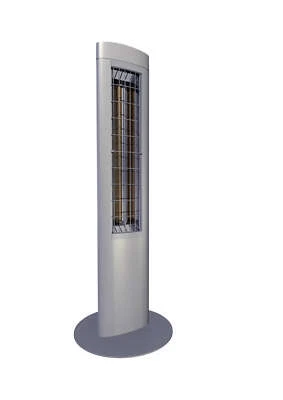 Chauffage infrarouge Chauffage portable 1400 watts Solamagic Z1 Titane IP24 - Photo 1/2