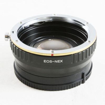 Focal Reducer Speed Booster Adapter Contax Yashica C/Y Objektiv für Sony E NEX-7