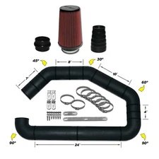 Airaid 101-401 UBI "U-Build-It" Universal Cold Air Intake Kit 4.0" w/Filter